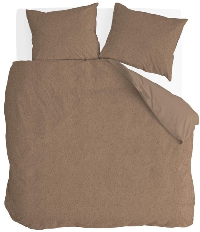 Byrklund Dekbedovertrek Soft & Fluffy - 200x220 - 100% Polyester - Taupe