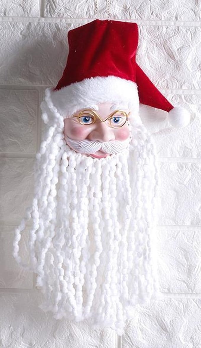 Hangende Kerstman Rood