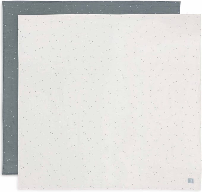 Jollein Hydrofiele Doek Large 115x115cm Twinkling Sea Green (2pack)