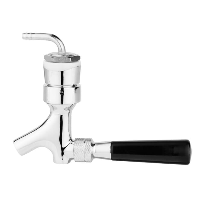 Biertapkraan Tap Schacht Met Elleboog 125  X316   Messing Buis white