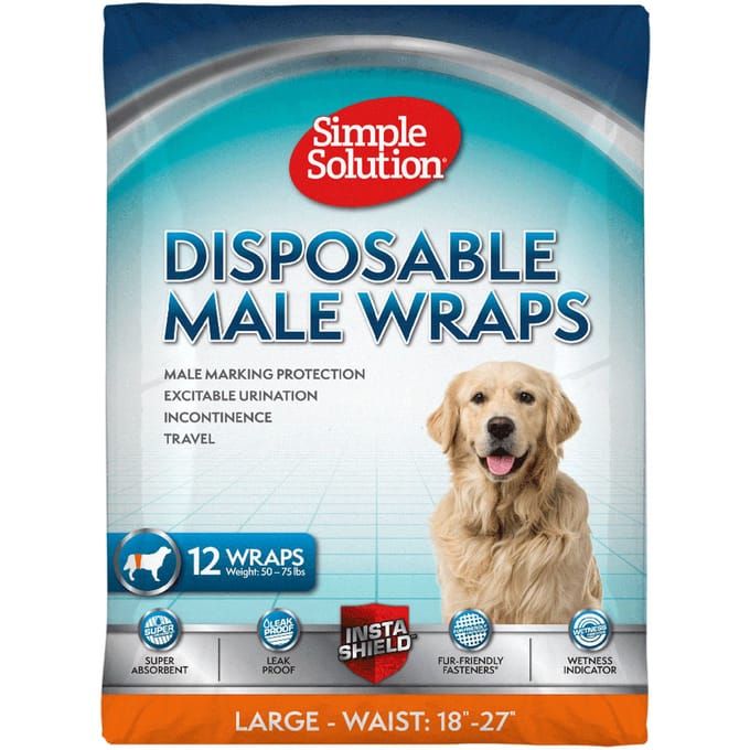 Simple Solution wegwerpluier voor reuen - Maat L: 46 - 69 cm, 12 stuks