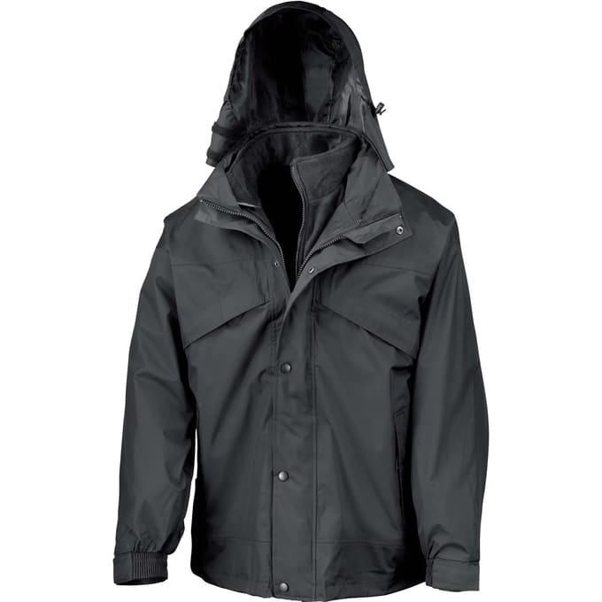 Result 3-in-1 Zip & Clip Jacket RT68 - Black - M