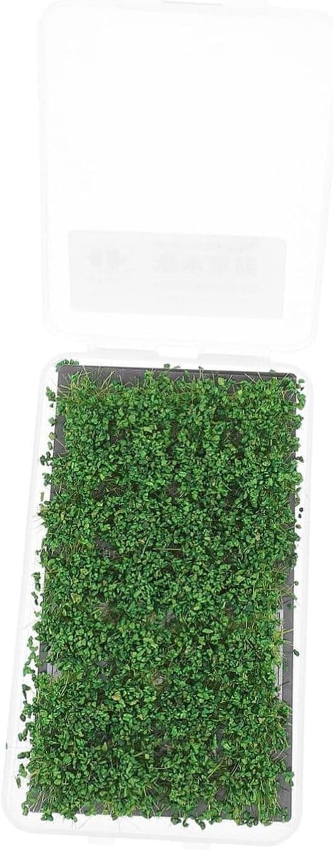 Simulatiegras Mat - Kunstgras Veld - Diorama Bouw - Levensgetrouwe Kleur - 10.5x6CM - Groen