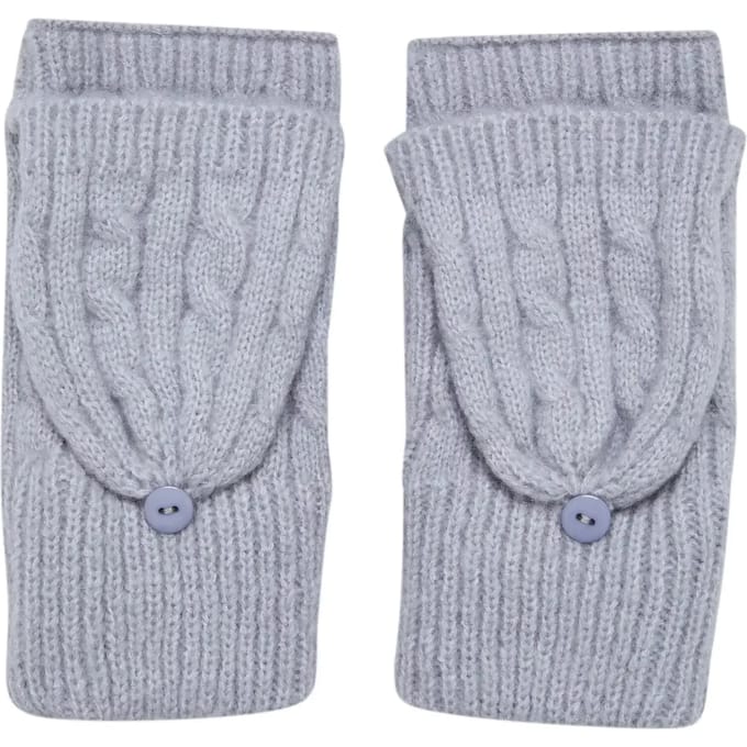 Urban Classics - Open Mitten Winterhandschoenen - L/XL - Grijs