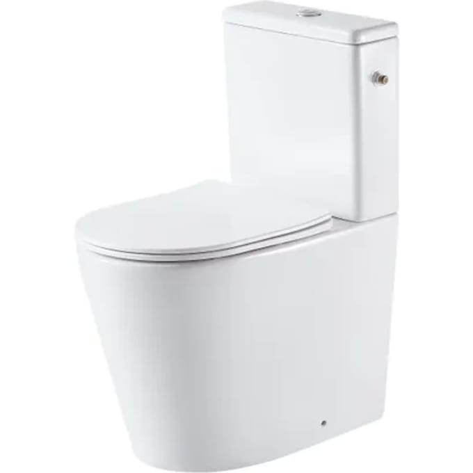 Aquavive Duoblok Toilet Esino Met Randloze Toiletpot - Wit