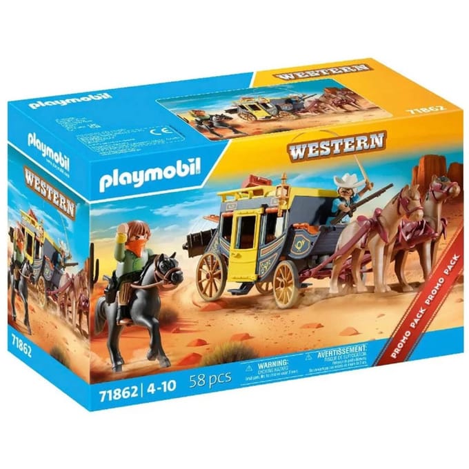 PLAYMOBIL 71862 PROMO Wilde Westen Postkoets Bouwsets