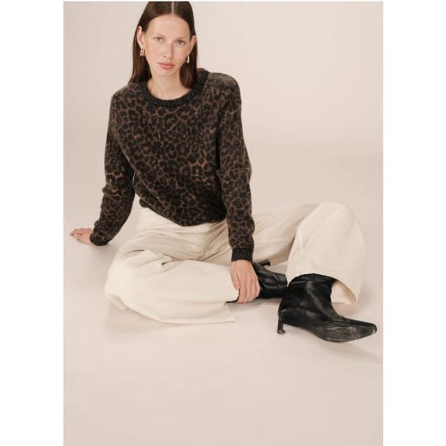 Grace & Mila Santigold trui leopard print