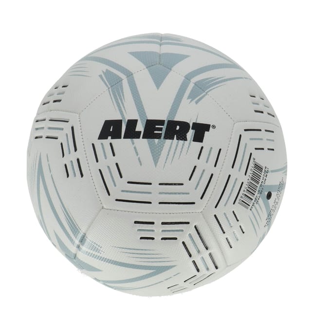 Alert Voetbal luxe wit grijs
