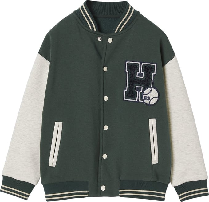 Vertbaudet Teddy-sweatshirt in fleece voor jongens met lusbadge.