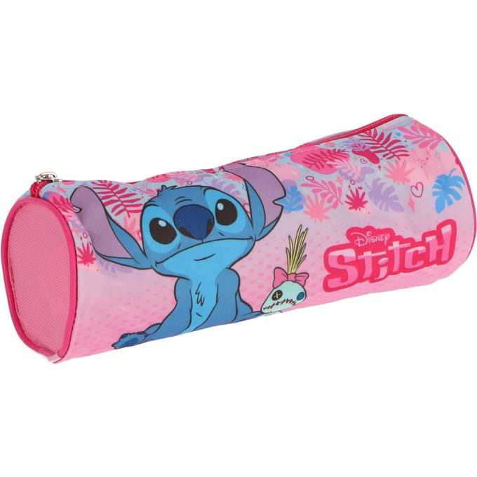 Lilo & Stitch Etui - Pennenetui voor Kind - Rond - Roze - Pennenzak
