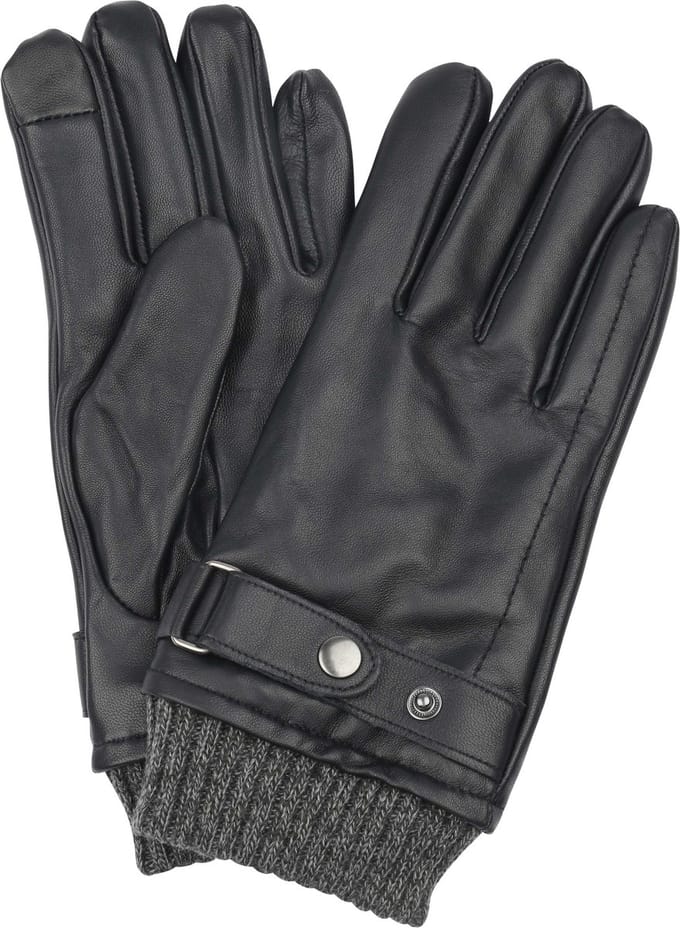 Suitable Handschoen Nappa Leer Zwart - Maat 10.5 - Heren