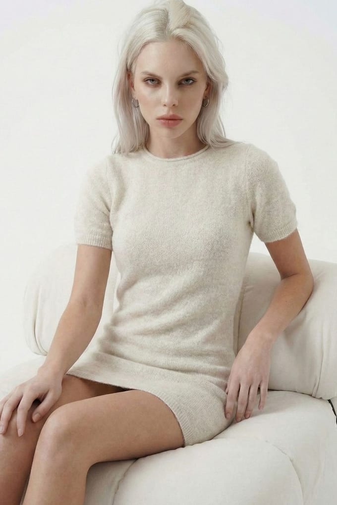 Basis Mini Tricot Jurk
