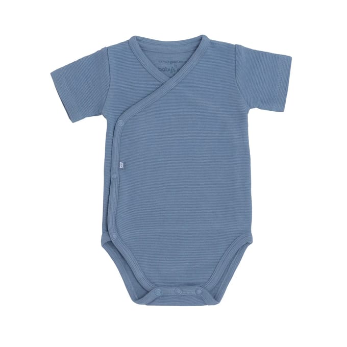 Baby's Only Rompertje Pure - Vintage Blue - 56 - 100% ecologisch katoen - GOTS