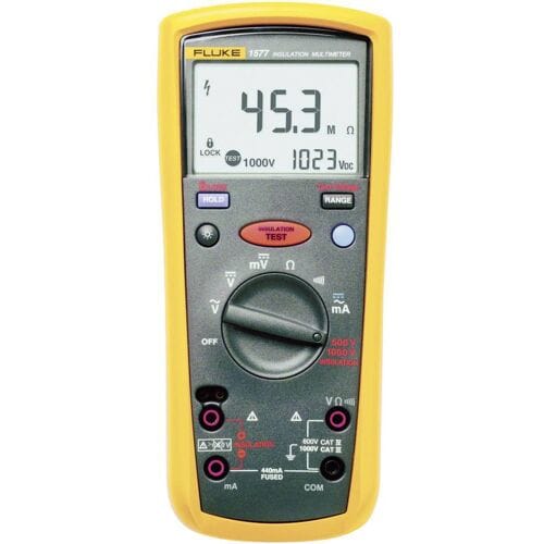 Fluke 1577 True-RMS isolatie multimeter in koffer - AC/DC 1000V & 400mA