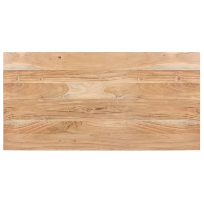 vidaXL - Eettafel - 120x60x76 - cm - massief - acaciahout