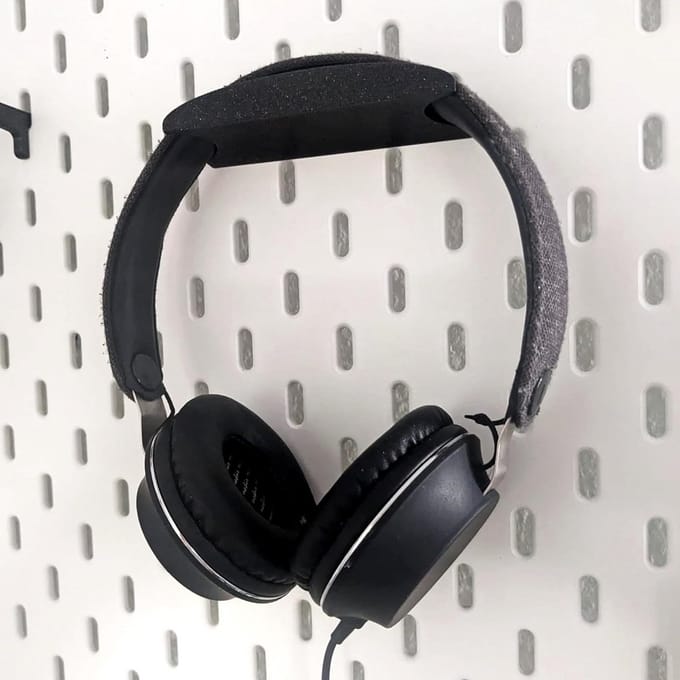 Hoofdtelefoonhouder voor IKEA Skadis geperforeerde plaat - Accessoires voor headset bevestiging
