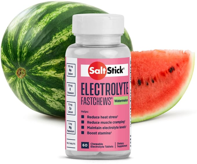 Saltstick Fastchews - Electrolyte - Water Melon - 60 stuks