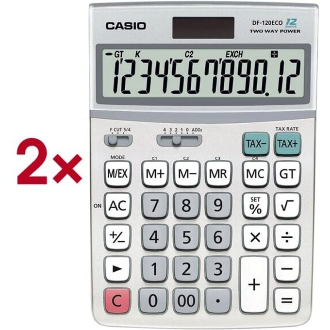 Casio DF-120 - Bureaurekenmachine