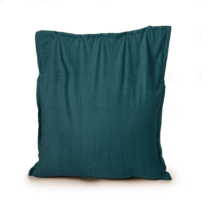 Drop & Sit - zitzak/zitkussen - Rib (Corduroy) - 100 x 150 - emerald green