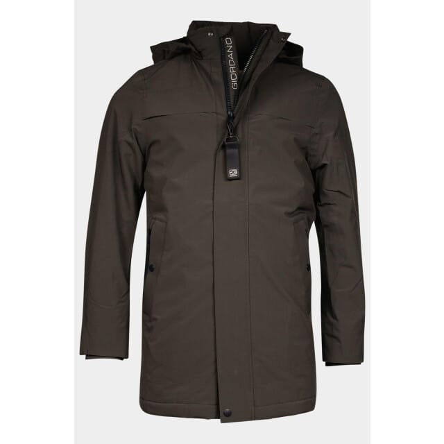 Giordano Jack Peppe Packable Parka Lightweight Water Windproof Moss / male