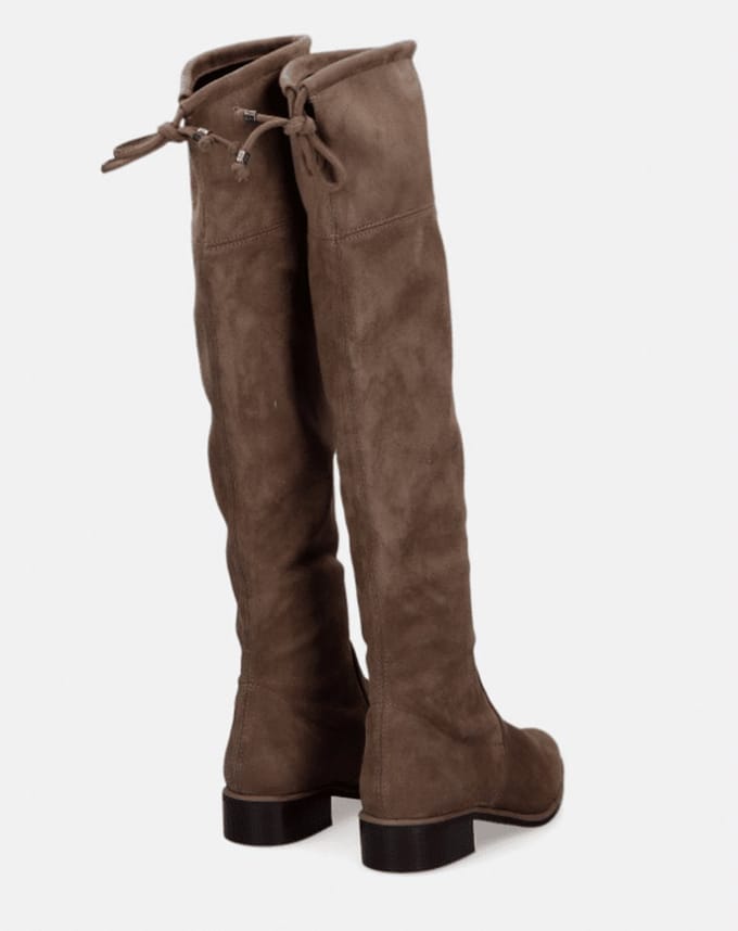 Pedro Miralles Dames Laars | Taupe | Maat: 42