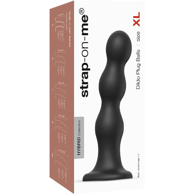 'Dildo Plug Balls' - maat XL, 18 cm