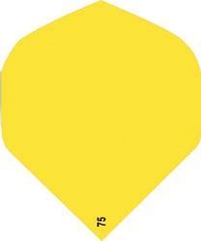 ABC Darts - Dart Flights Light75 Geel - 10 sets (30 stuk)