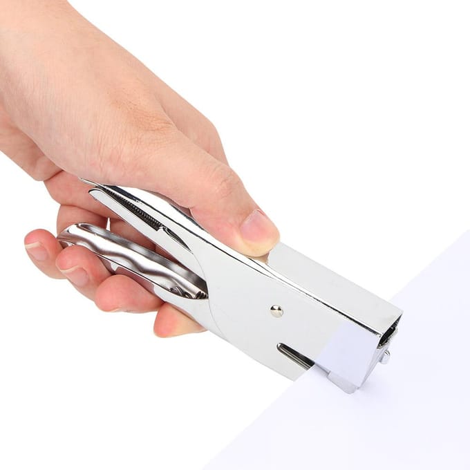 Pince Agrafeuse Métal Forte Pénétration Machine à Relier white