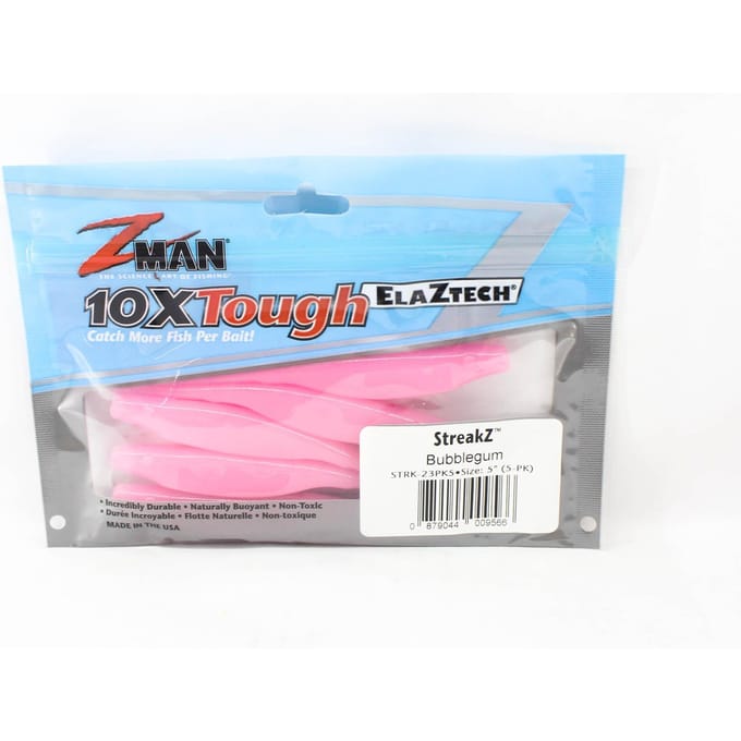 Zman Soft Lure StreakZ 5 Inch 5/Pack Kauwgom (9566)
