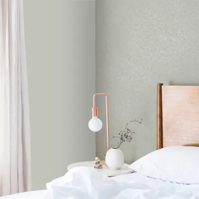 Decomode Vliesbehang Linen Shimmer - Zachtgroen - 10,05 M X 52 Cm