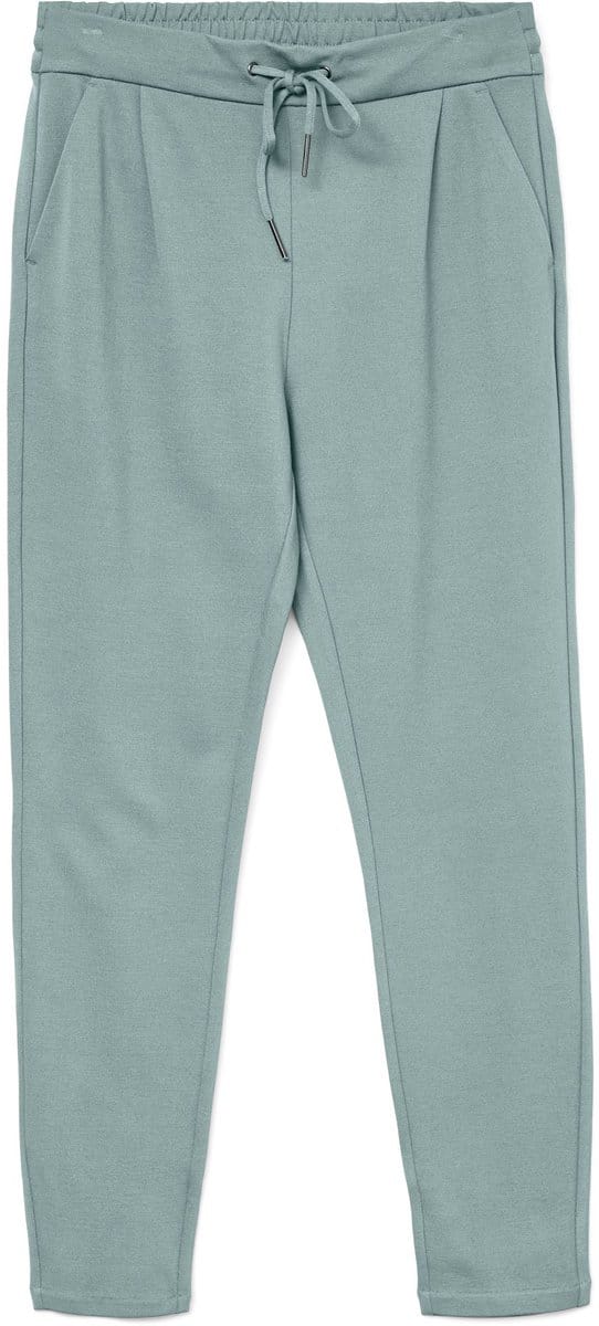 Vero Moda Broek Vmeva Mw Loose String Pant Noos 10197909 Gray Mist Dames Maat - W25 X L32