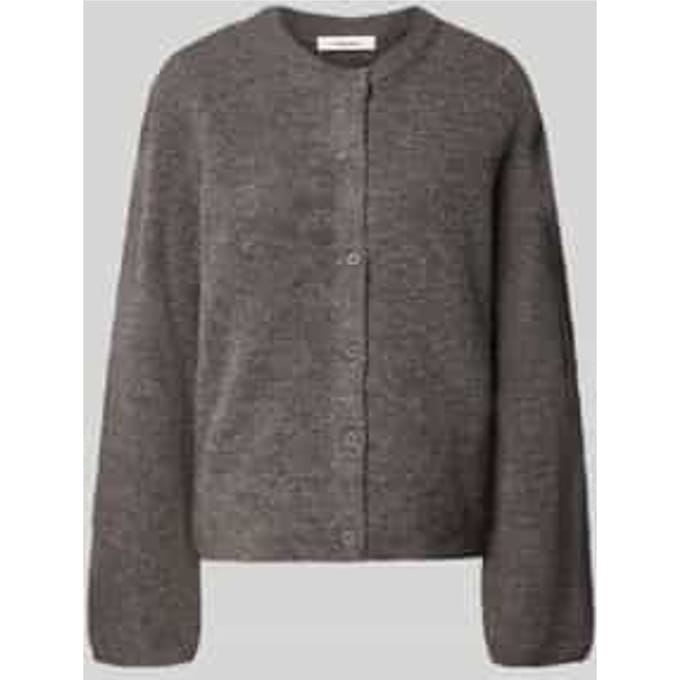 regular fit gebreid jack van wolmix met alpaca-aandeel model 'LULU NEW'