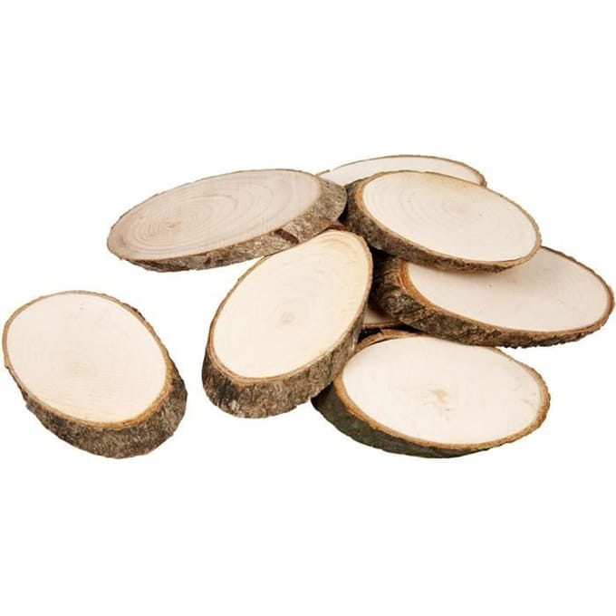 Creativ Company Houten Schijven 7,5x4,5 cm 20 stuks
