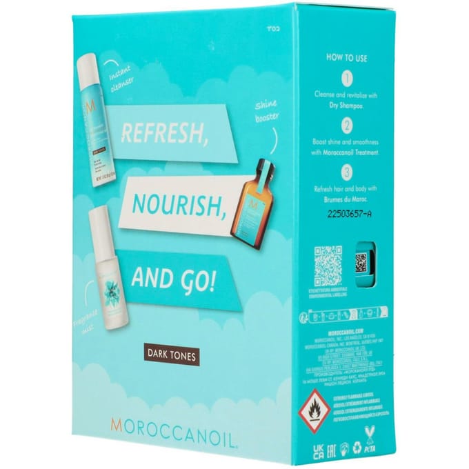 Moroccanoil Refresh, Nourish And Go! DarkTones 25 ml + 62 ml + 30 ml
