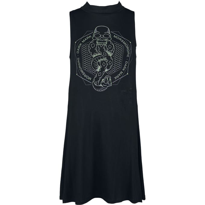 Harry Potter Mini-jurk - Dark Mark - S tot M - voor Vrouwen - zwart