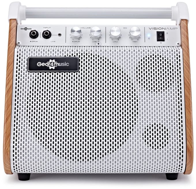 VISIONAMP Drum & Keyboard Amplifier, White