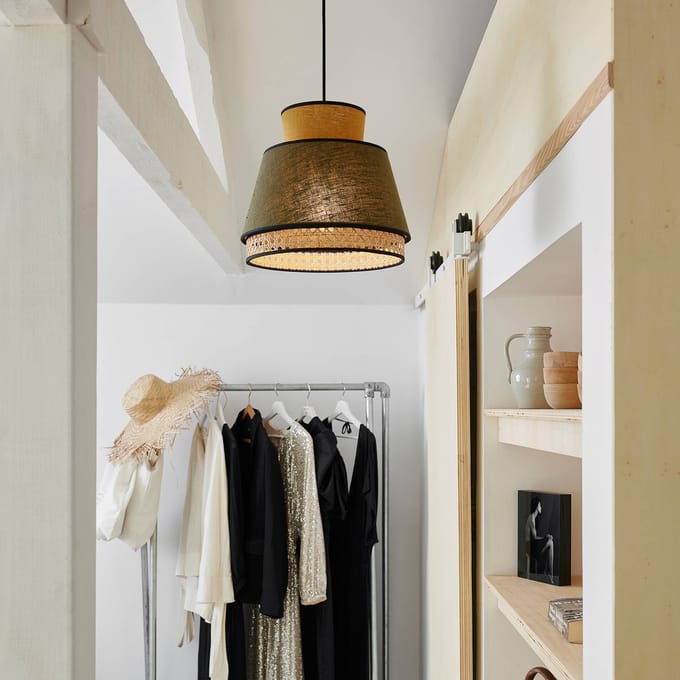 MARKET SET Singapore XM hanglamp kaki/curry