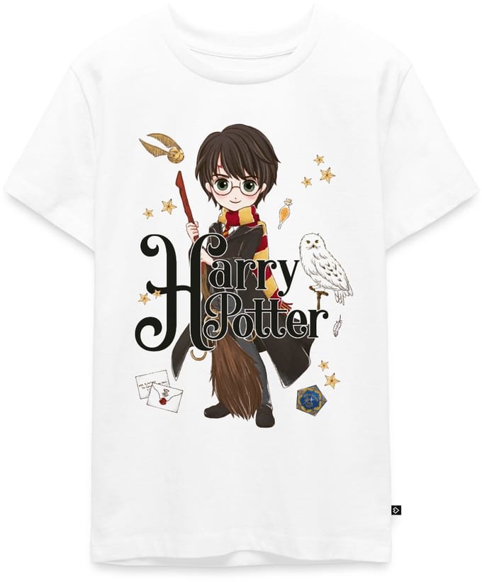 Harry Potter Onderdelen Premium T-Shirt Tiener