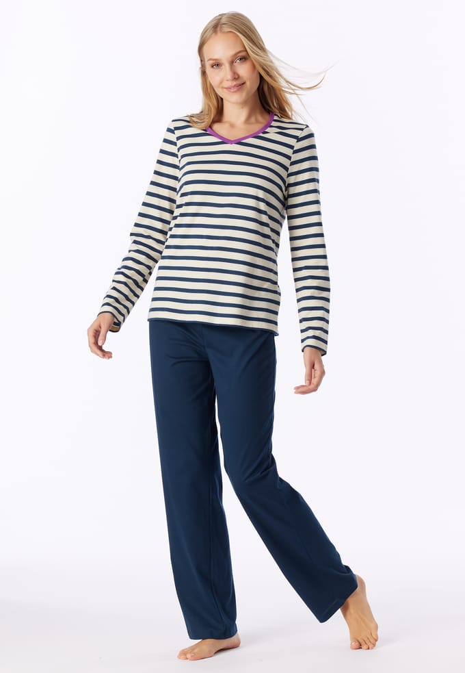Lange pyjama met streepjes van Seasalt - Casual Essentials 44