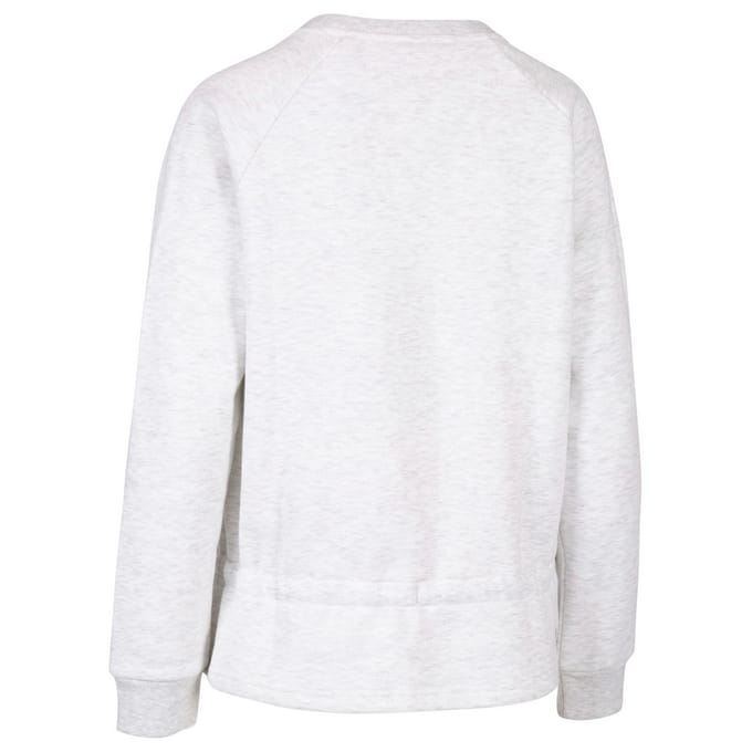 Trespass Dames/dames Gretta Marl Sweatshirt met ronde hals (Lichtgrijs)