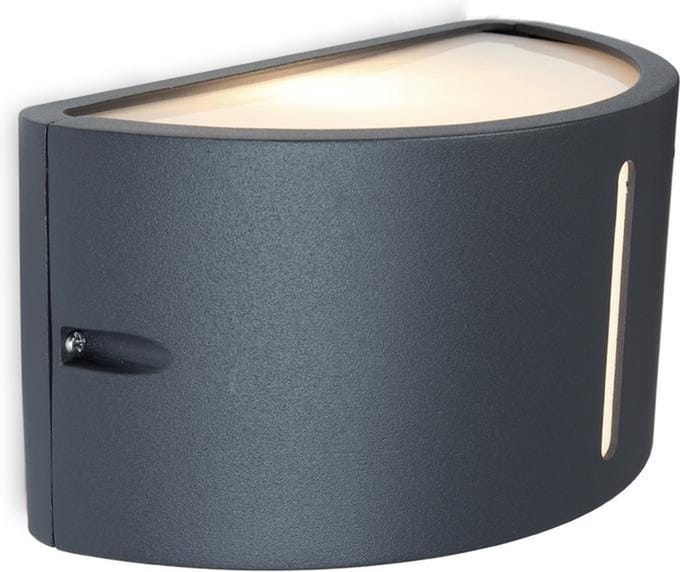 LUTEC BONN OUTDOOR WALL  UP & DOWN  1 LIGHT E27 DARK GREY