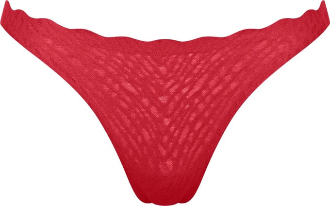 Sloggi ZERO Feel Bliss Festive String Dames Onderbroek - ROOD