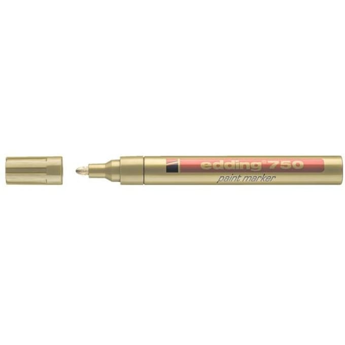 Paintmarker edding 750 op oliebasis 2-4mm goud