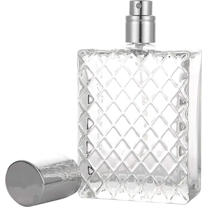 100ml Parfumfles Roosters Draagbaar Transparant Reis Hervulbaar Parfum Glas Lege Fles white