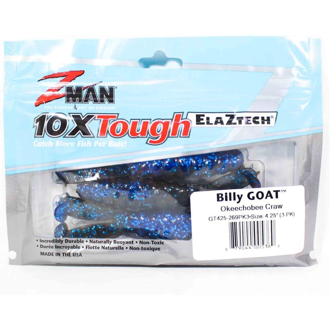 Zman zacht kunstaas Billy Goat 4,25 inch 3/pack Okeechobee Craw (5360)