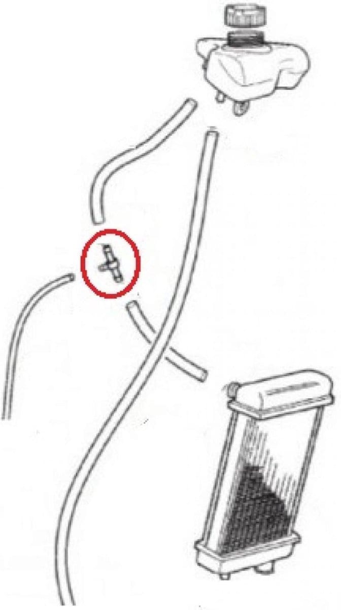 originele koelslang voor derbi 50 senda drd racemotor 2005-2012