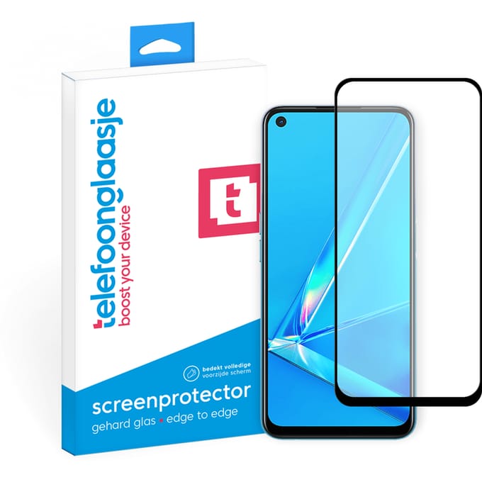 OPPO A72 screenprotector gehard glas Edge to Edge