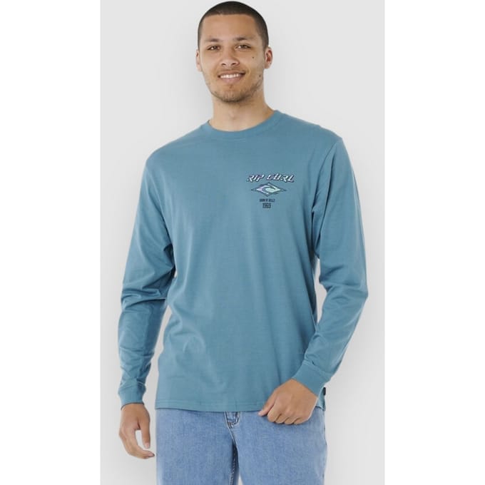 Rip Curl Fade Out Icon Longsleeve blauw