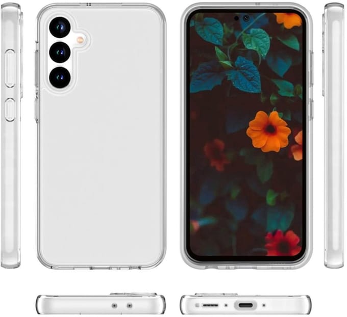 Transparant Hard-Cover Bescherm-Hoes + Screenprotector geschikt voor Samsung Galaxy A37 - A36 - A56