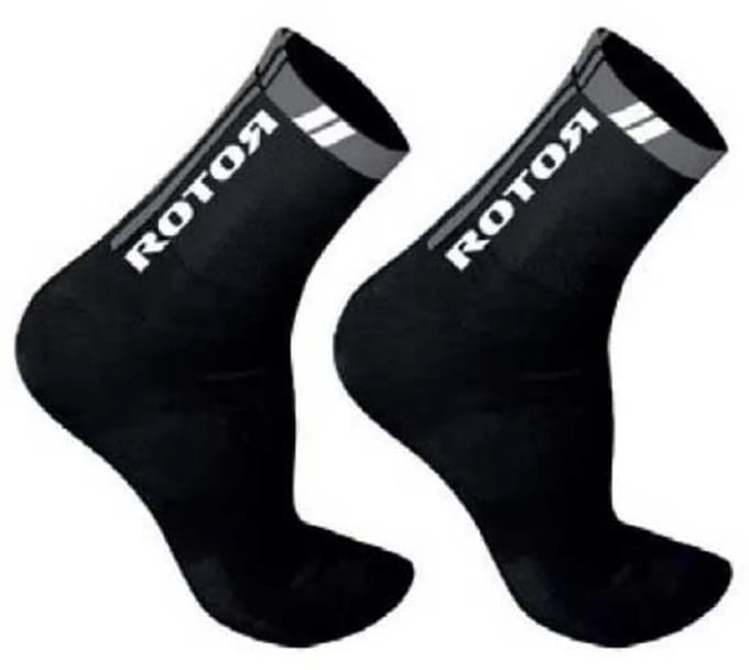 Rotor Logo Sokken Zwart EU 40-44 Man
